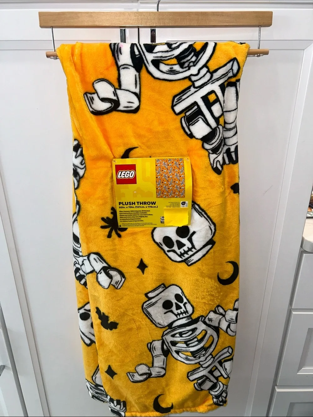 LEGO Halloween Plush Throw Blanket 50”x70”
